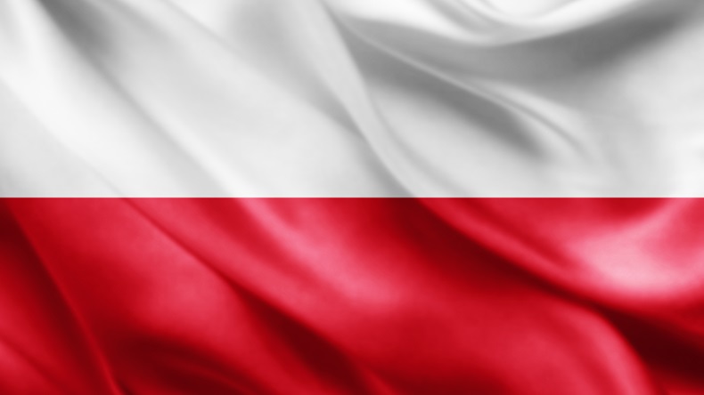 Flag of Poland, full background