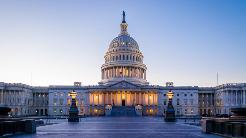 United States Capitol Building at sunset - Washington, DC, USA - Image 