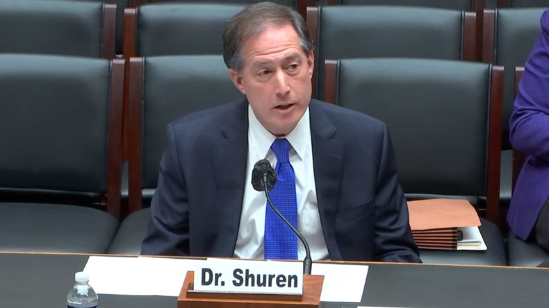 CDRH director Jeff Shuren testifies in the US House of Representatives on 30 March 2022.