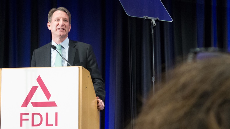 FDA acting Commissioner Ned Sharpless speaking at FDLI 2019