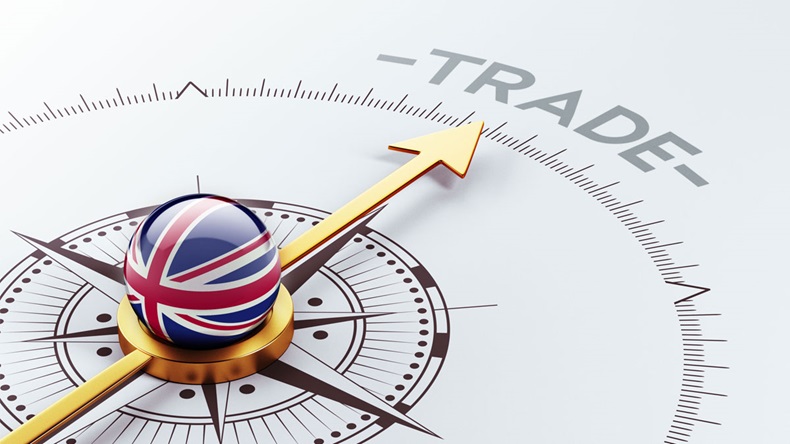 United Kingdom High Resolution Trade Concept - Illustration 