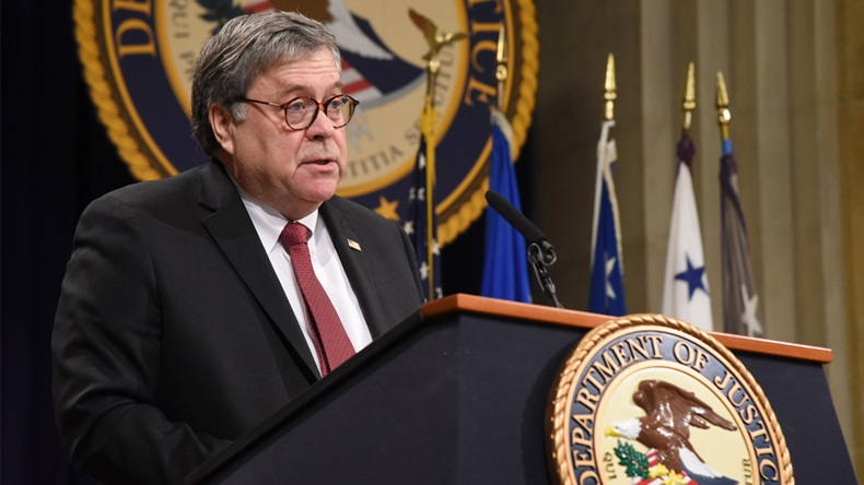  The Department of Justice held its 2019 African American (Black) History Month Observance Program in the Great Hall of the Robert F. Kennedy Main Justice. Special remarks were provided by Attorney General William P. Barr. United States Attorney for the Middle District of Alabama Louis V. Franklin, Sr., delivered the keynote address.