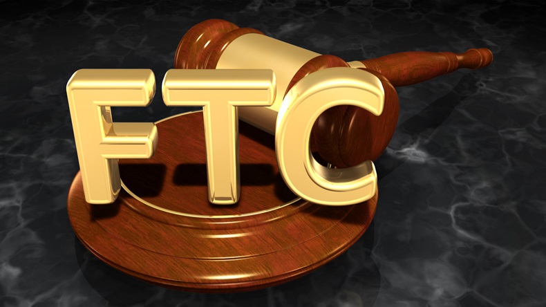 FTC Legal Gavel Concept 3D Illustration - Illustration 