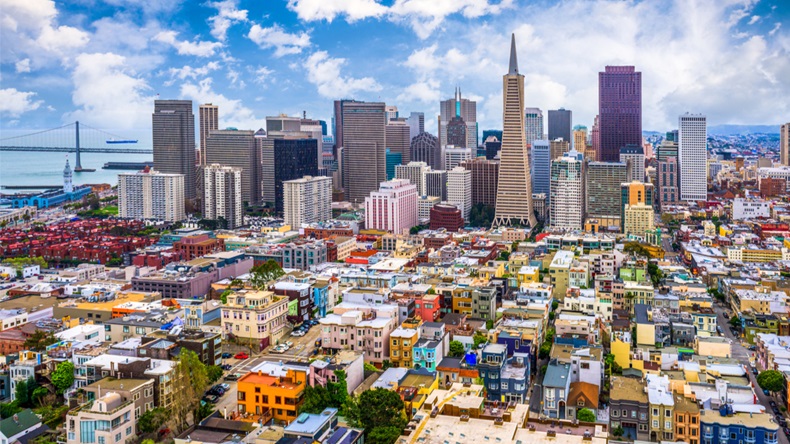 San Francisco, California, USA city skyline. - Image 