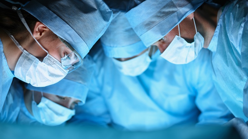 Young surgery team in the operating room - Image 