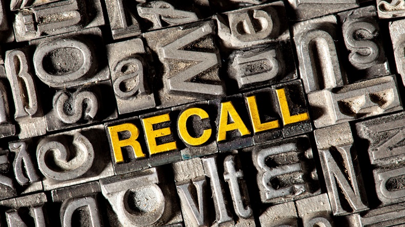 The word recall.