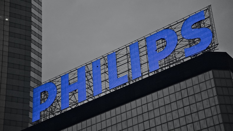 Philips corporation sign.