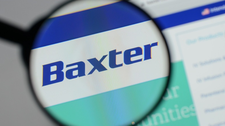 Baxter Logo Magnifying Glass