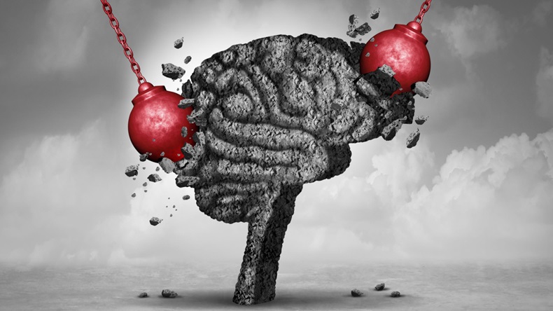 Brain Trauma Concept
