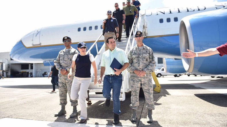 Federal delegation arrives in Puerto Rico